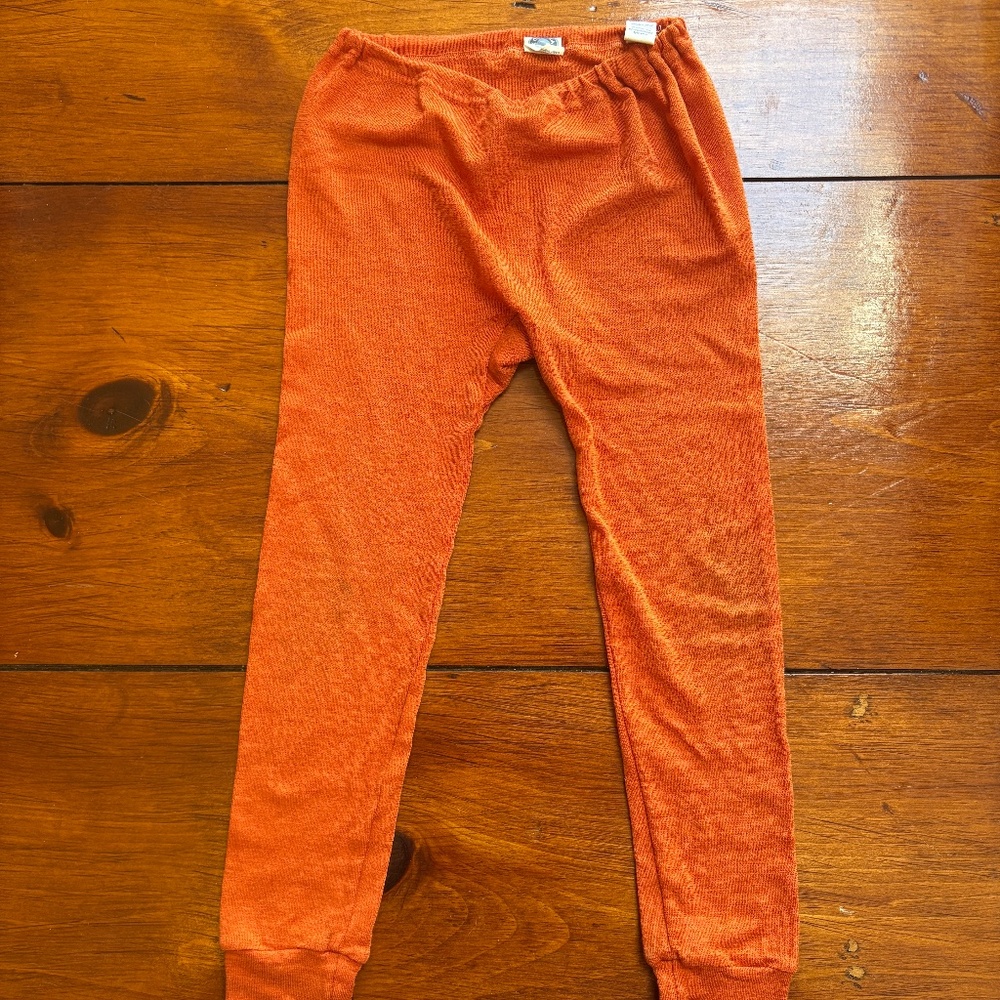 Cosilana Wool Silk leggings (128), orange
